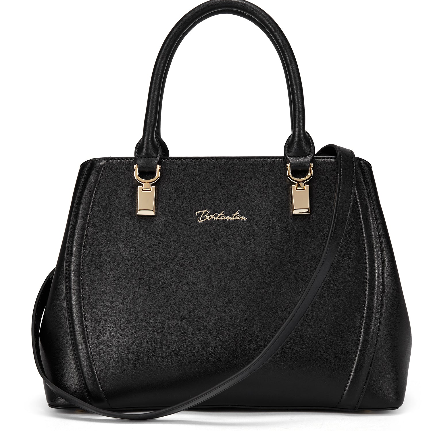 BOSTANTEN Women Leather Handbag Designer Top Handle Satchel Shoulder B