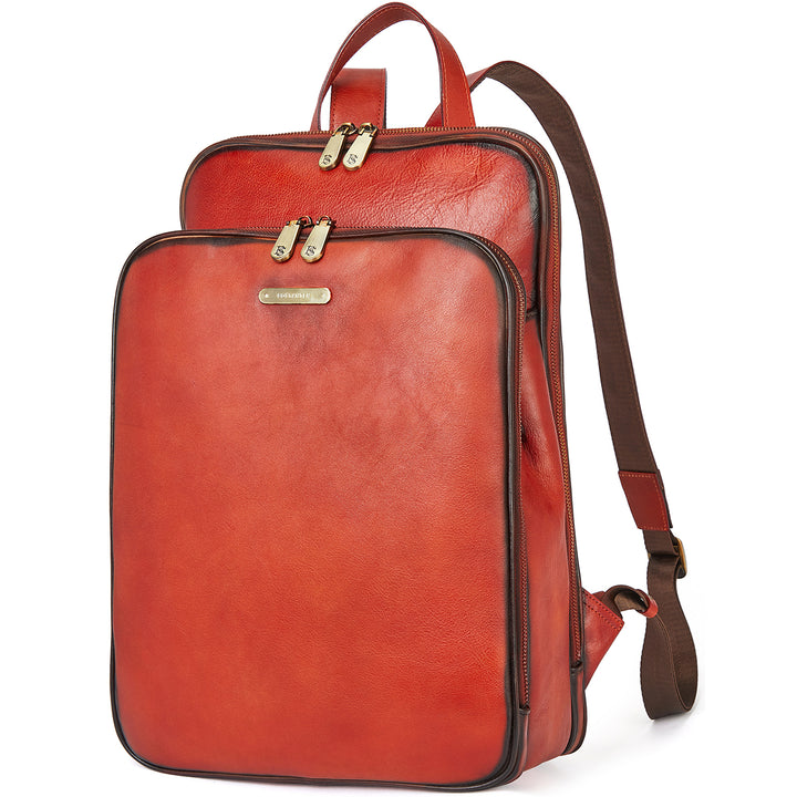 Frida Laptop BagsFor Women 15.6 Inch  — Red Backpack - BOSTANTEN