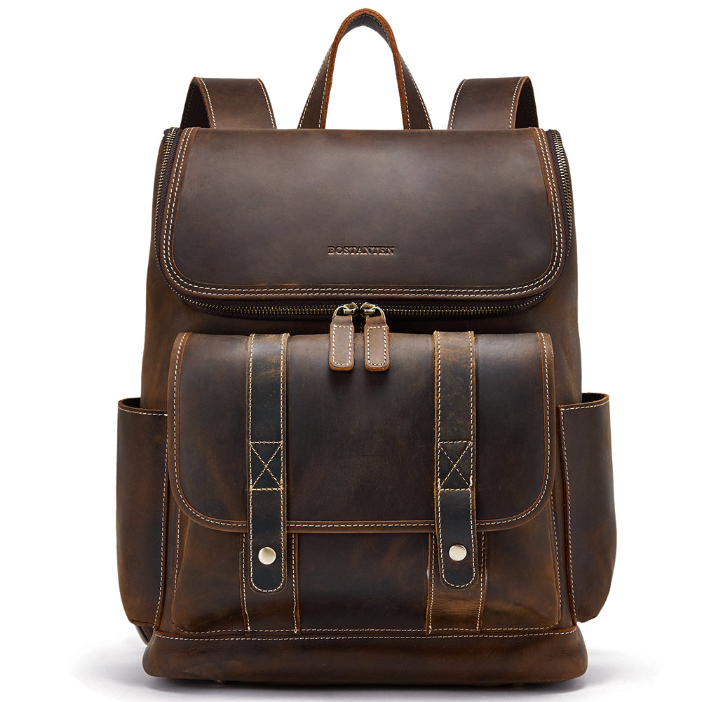 1050s leather backpack COOLCY Women Vintage Genuine Purse Fashion Rucksack Practical and Stylish Retro Daypack Bag (Brown) : Clothing, Shoes & Jewelry The Vernon Backpack is a simple Vintage Laptop Backpack 15.6'' -