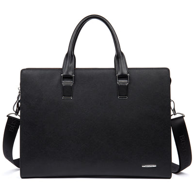 Machk Womens Leather Laptop Briefcase  — Male and Female - BOSTANTEN