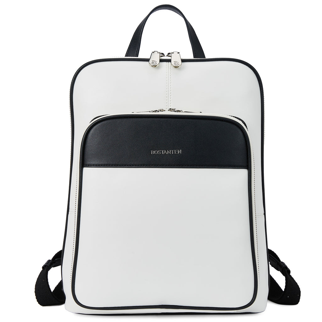 Classic Leather Slim Backpack for Women