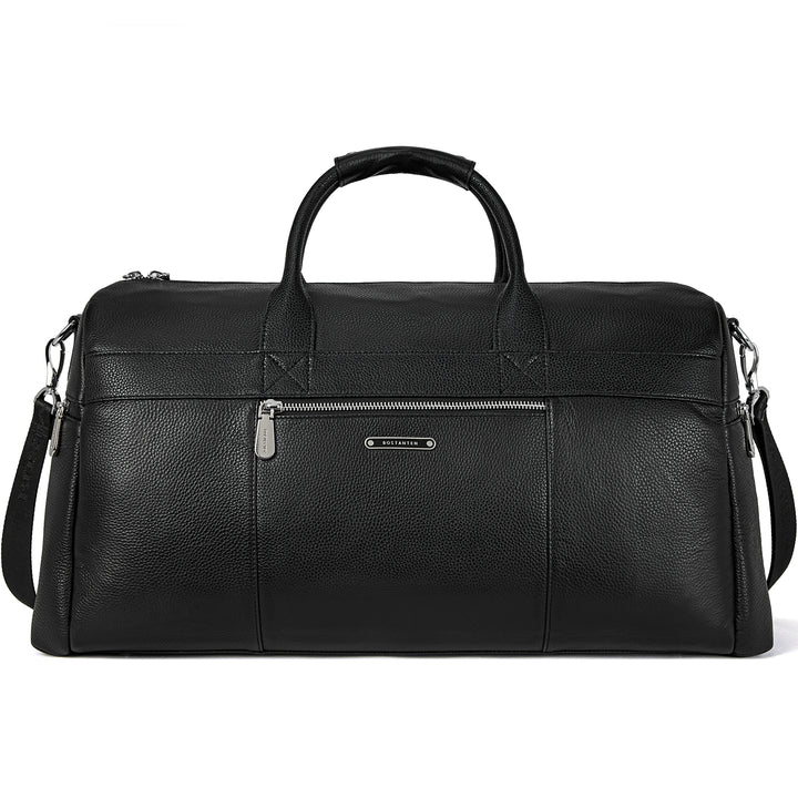 BOSTANTEN Genuine Leather Duffel Bag Travel Weekender Overnight Luggage Tote Duffle Bags for Men - BOSTANTEN
