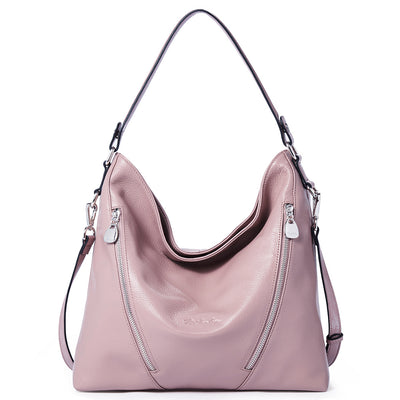 BOSTANTEN Women Leather Handbag Designer Hobo Purses Shoulder Bag - BOSTANTEN