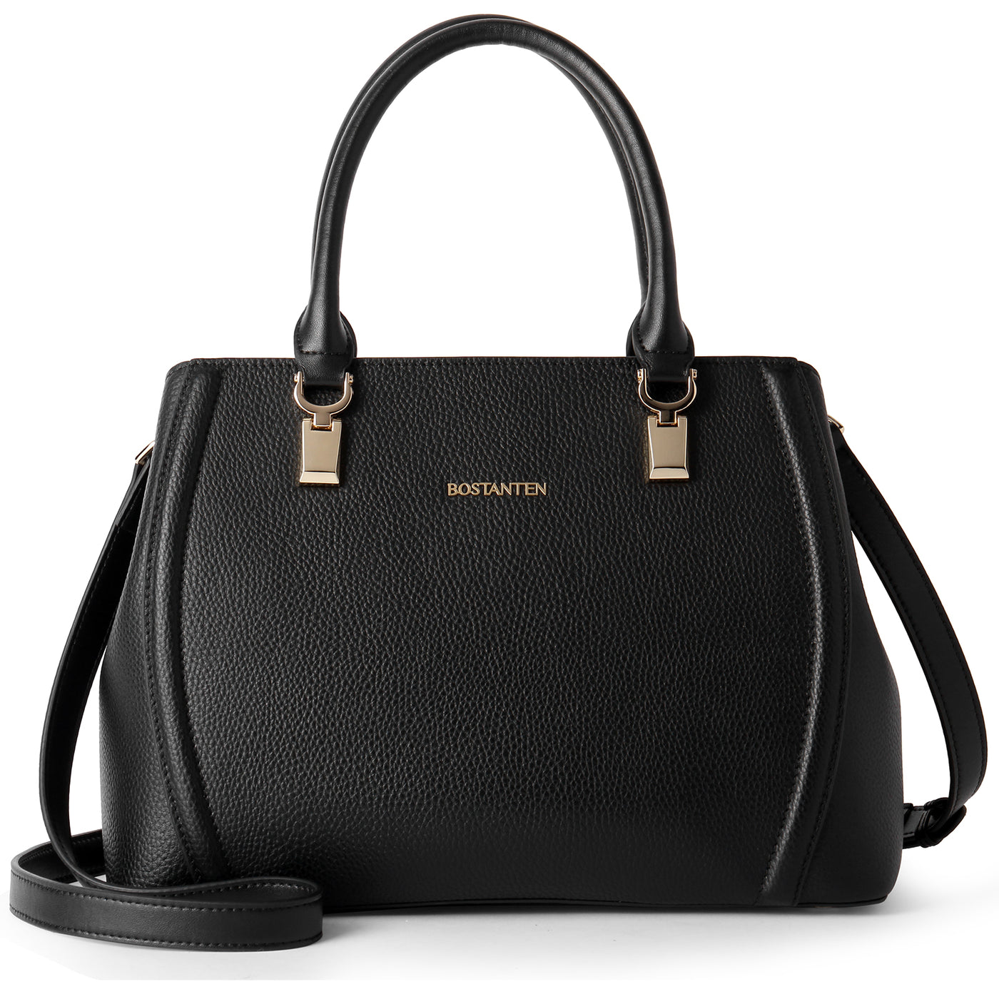 BOSTANTEN Women Leather Handbag Designer Top Handle Satchel Shoulder Bag Crossbody Purses - BOSTANTEN