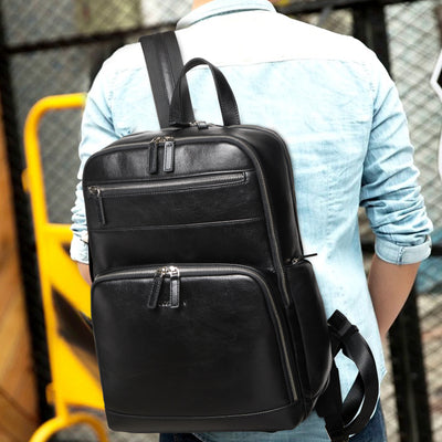 Versatile Men's Large Laptop Backpack for Travel and Business - Fits 15.6 inch Computers