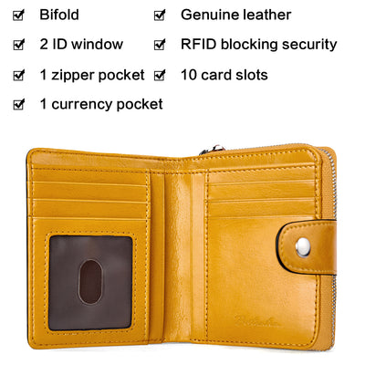 Lnna RFID Wallet For Ladies — Coin Purse - BOSTANTEN