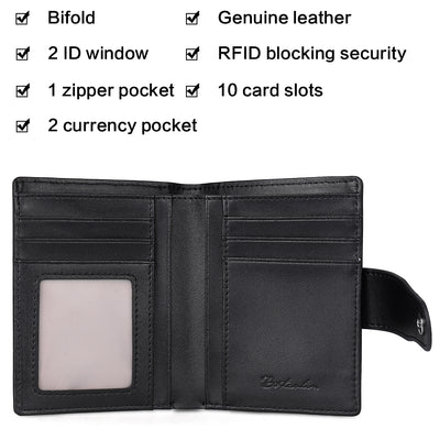 Rozenn Designer Purses For Women ——Leather Wallet