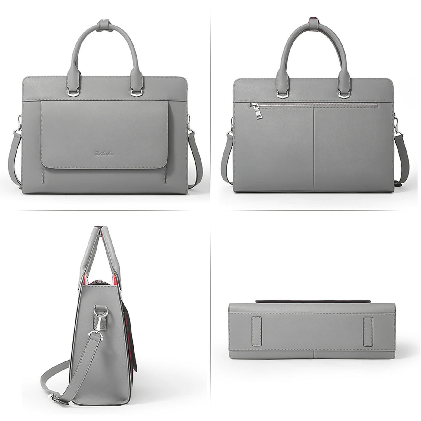 Mizuki Briefcase With Shoulder Strap — Bostanten – BOSTANTEN