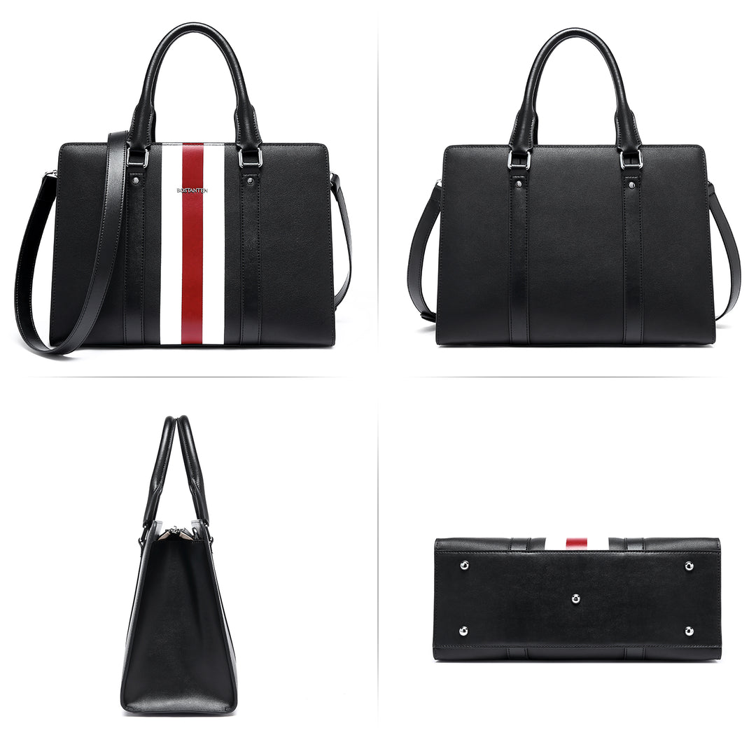 BOSTANTEN Women Satchel Handbags Leather Purses Designer Print Tote Shoulder Top Handle Bags - BOSTANTEN