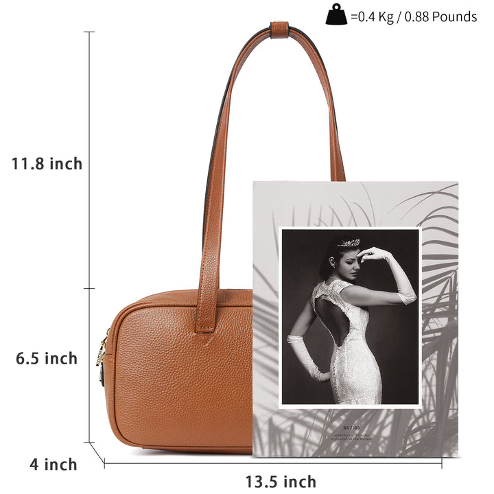 BOSTANTEN Women Satchel Handbags Designer Shoulder Bags Genuine Leather Top Handle Purses - BOSTANTEN