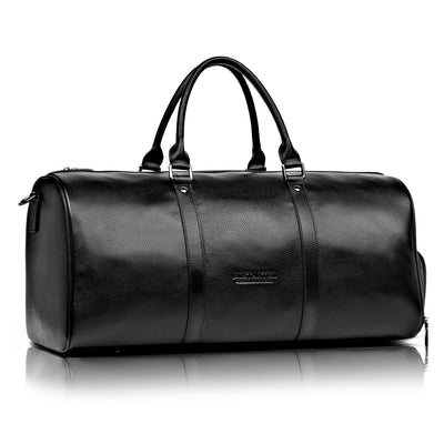 BOSTANTEN Genuine Leather Travel Weekender Overnight Duffel Bag Gym Sports Luggage Bags For Men - BOSTANTEN