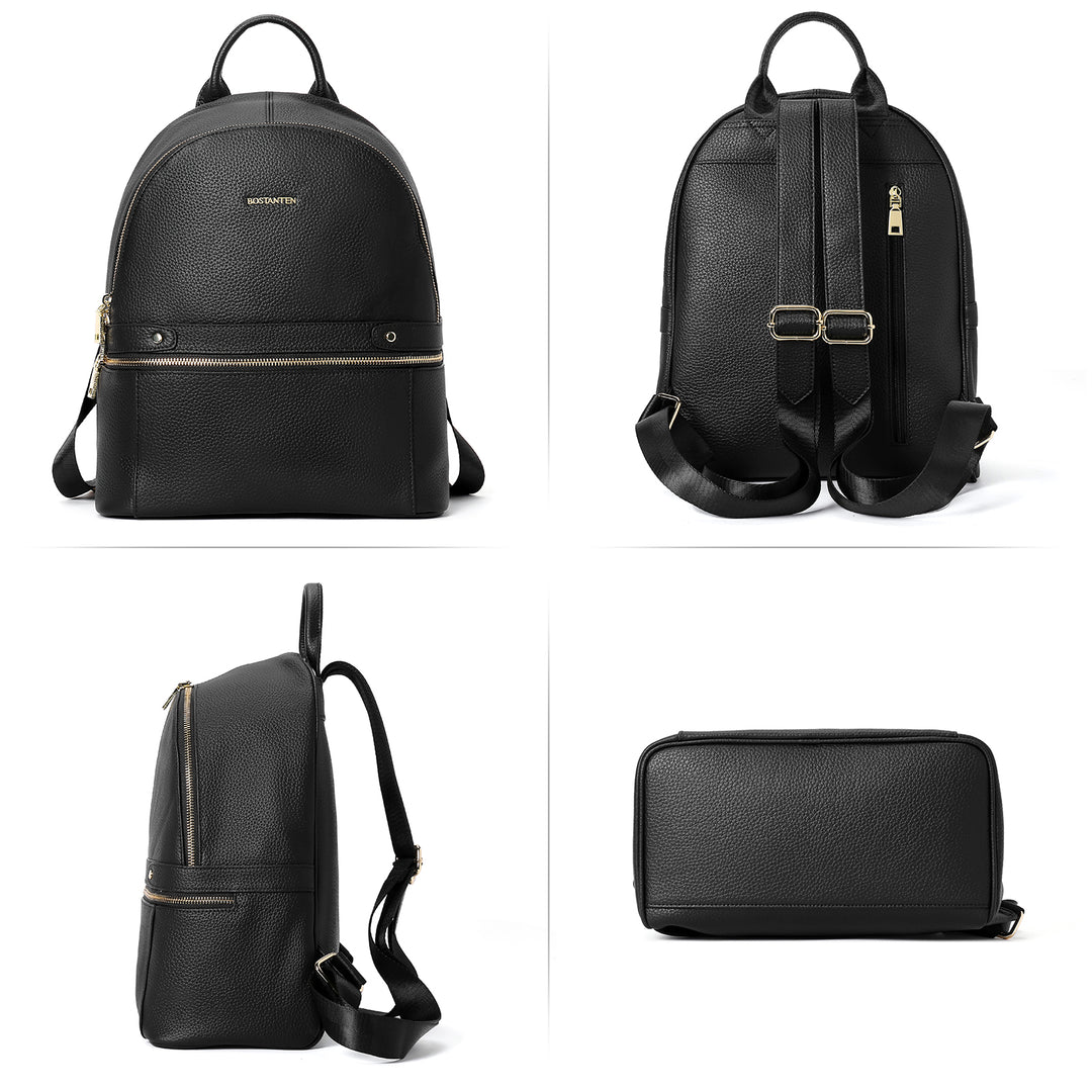 bostanten leather backpack school Nombongo Genuine Leather Backpack —Bostanten – BOSTANTEN