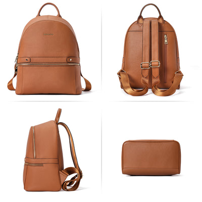 Nombongo Genuine Leather Backpack —College