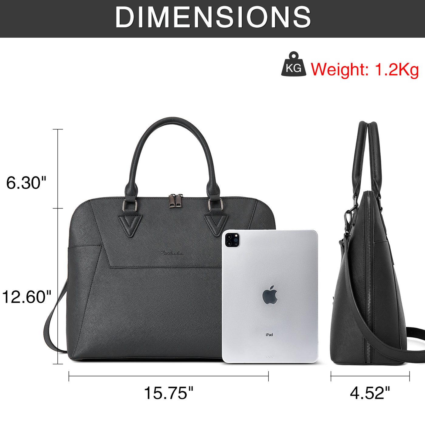 Jasmina  Versatile Briefcases  — Quality And Details - BOSTANTEN