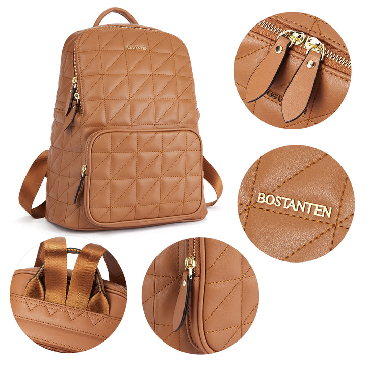 Minoru Leather Mini Backpack— Casual - BOSTANTEN