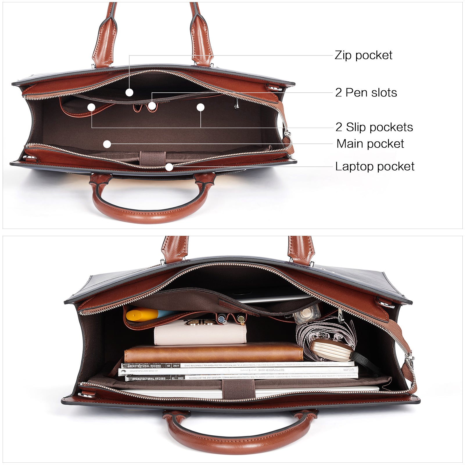Mizuki leather messenger bag — Bostanten – BOSTANTEN