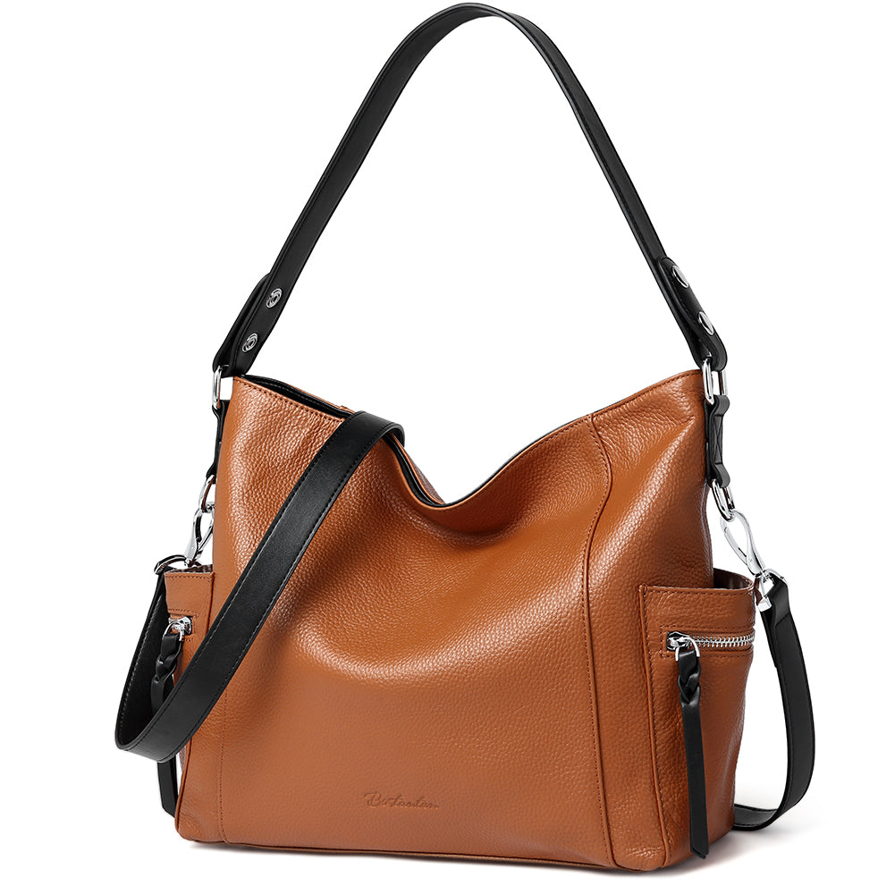 Leather purse with side pockets Clearance