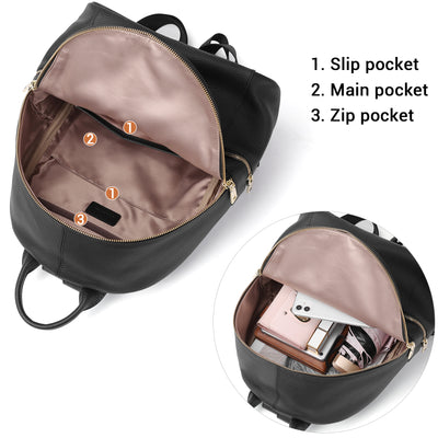 Nombongo Genuine Leather Backpack —College - BOSTANTEN