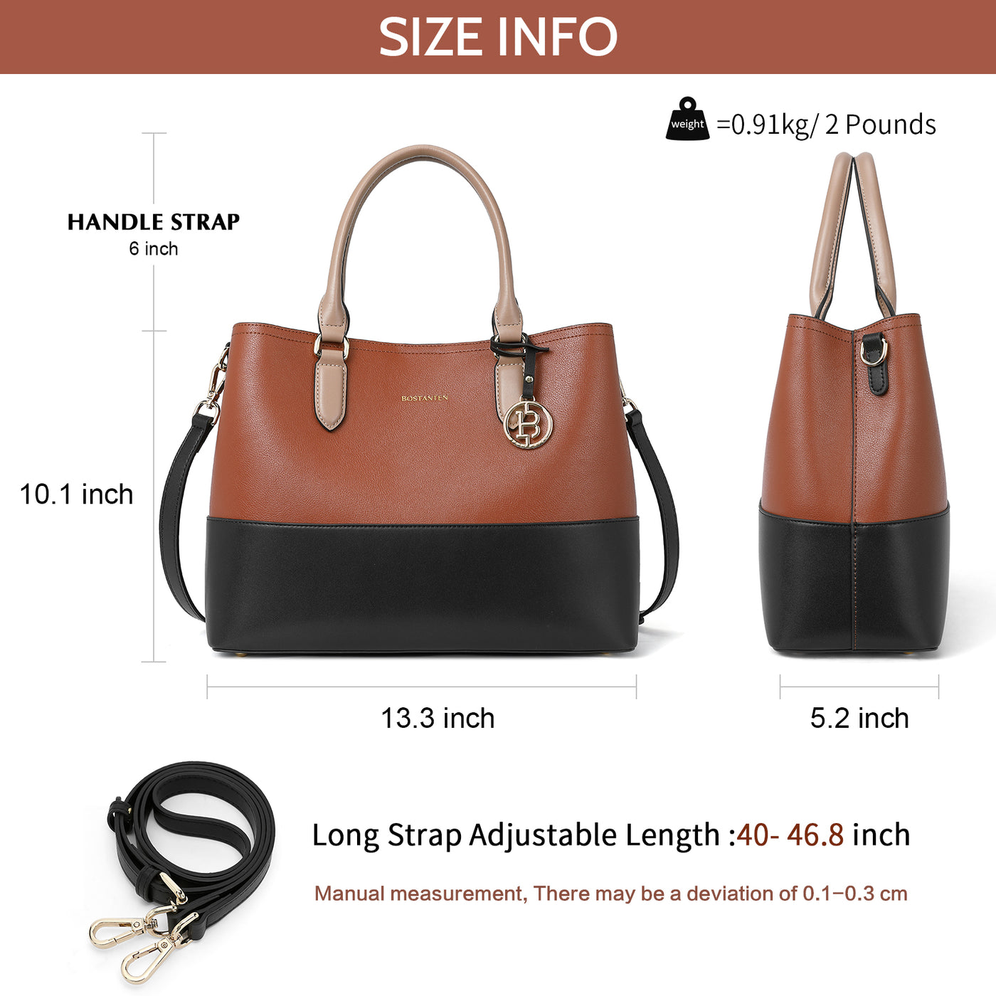 Satchel Handbags Leather Tote Purses Two Tone Designer Work Top