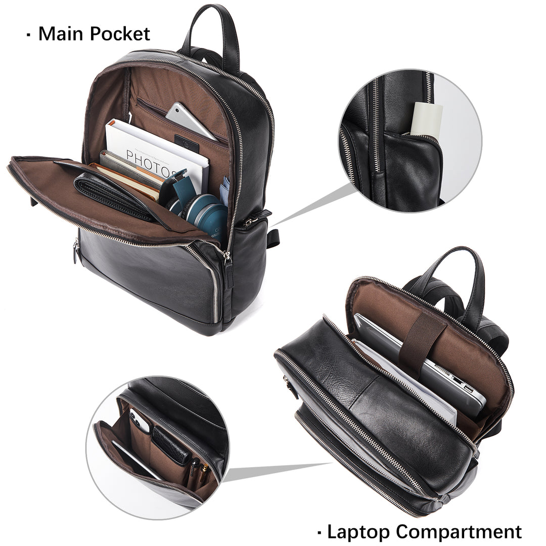 Versatile Men's Large Laptop Backpack for Travel and Business - Fits 15.6 inch Computers