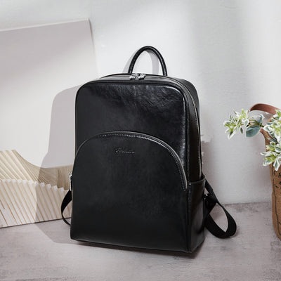 Nombongo Stylish Black Backpack Purse — College Cool - BOSTANTEN