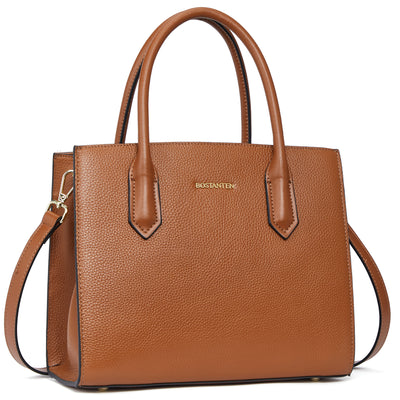 Machk Genuine Leather Tote Bag  — Handle Shoulder - BOSTANTEN