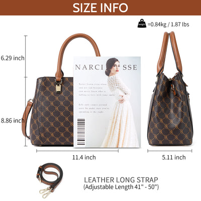 BOSTANTEN Women Leather Handbag Designer Top Handle Satchel Shoulder Bag Crossbody Purses