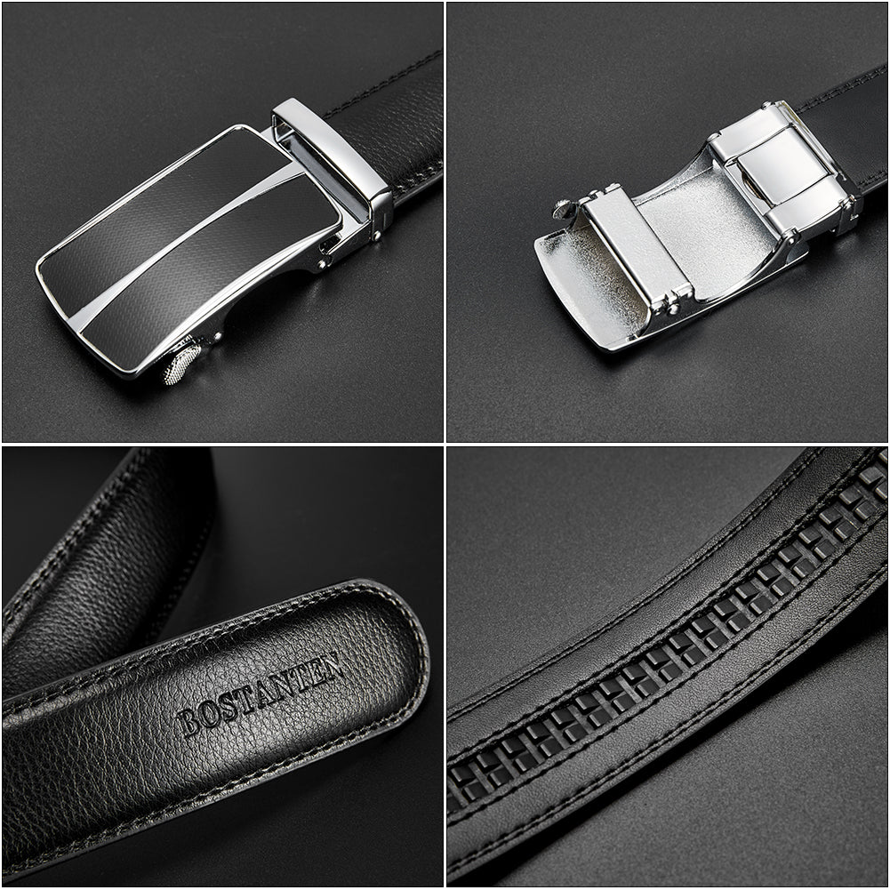 bostanten men's leather ratchet dress belt Handmade Leather Belts - Each One Unique