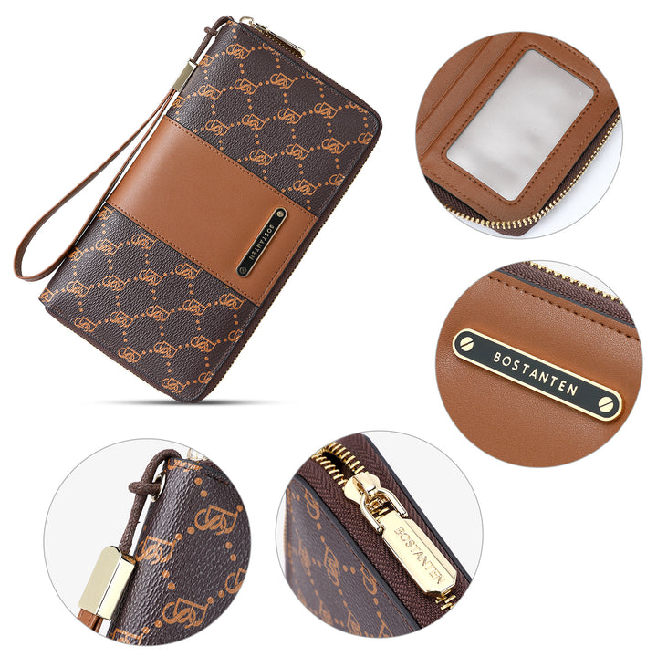 Savill Clutch Wristlet Wallet — Elegant Patterns - BOSTANTEN