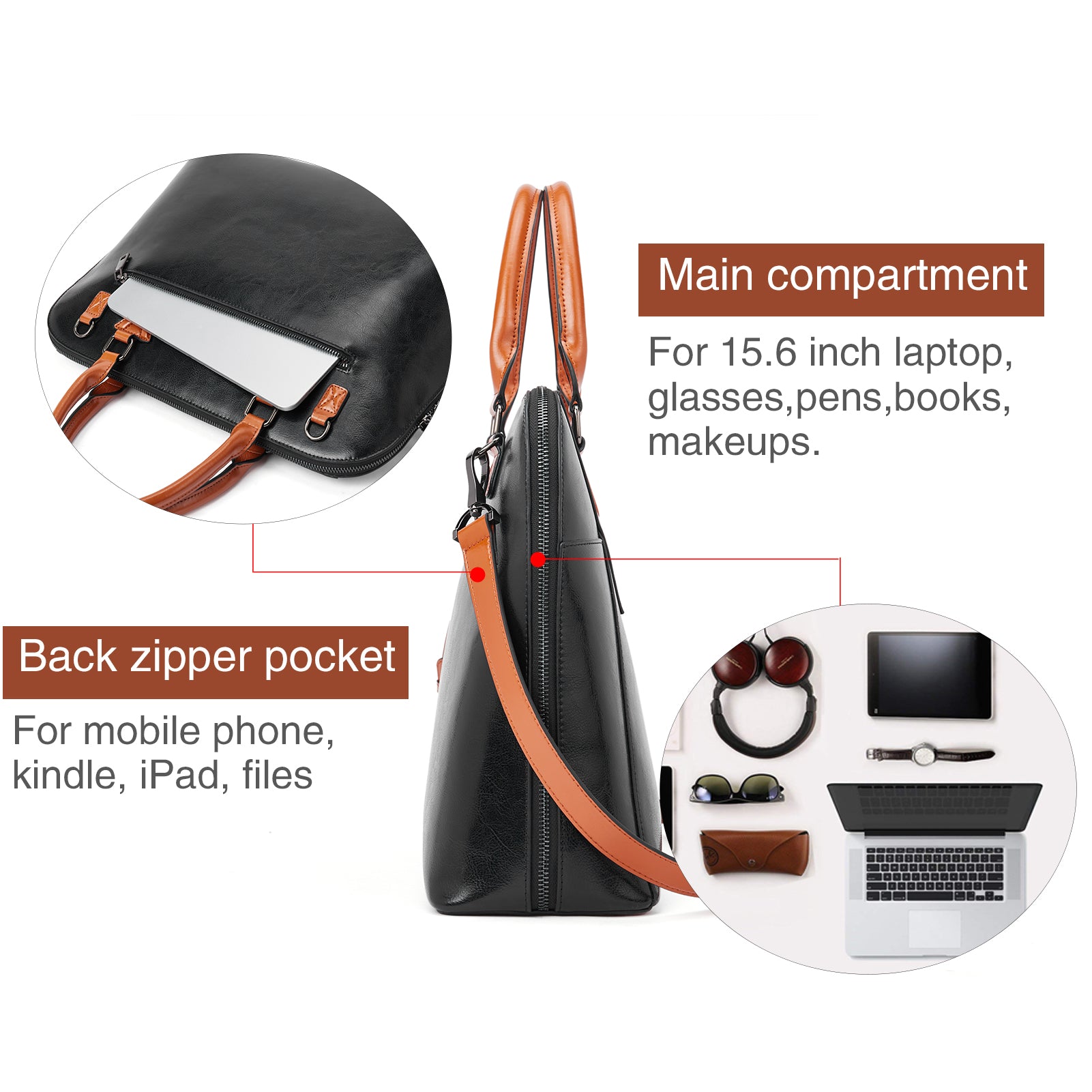 Jasmina Versatile Briefcases — Bostanten – BOSTANTEN