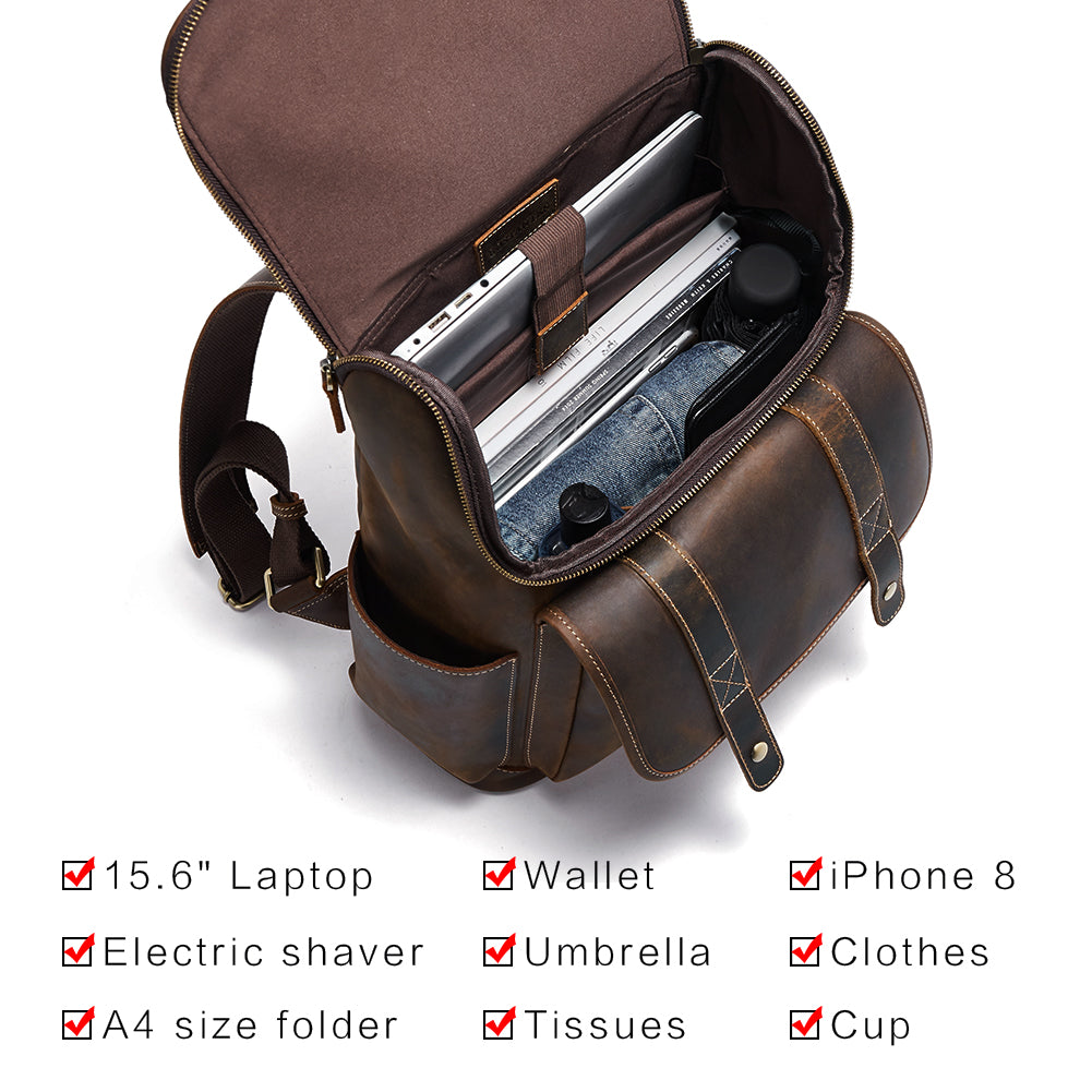 Vintage Laptop Backpack 15.6'' Vintage Laptop Backpack 15.6''