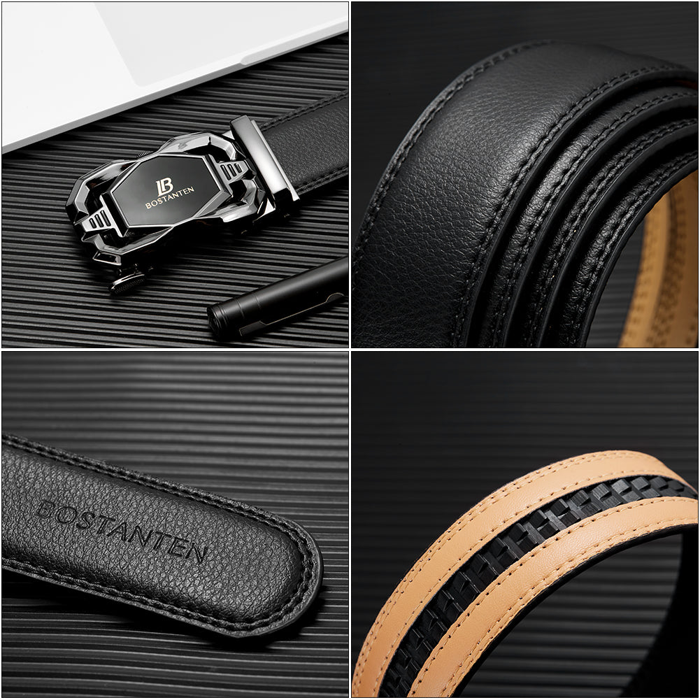 bostanten men's leather ratchet dress belt reviews Shop Our Two-Pack Leather Belt Bundle And Double Up on Style