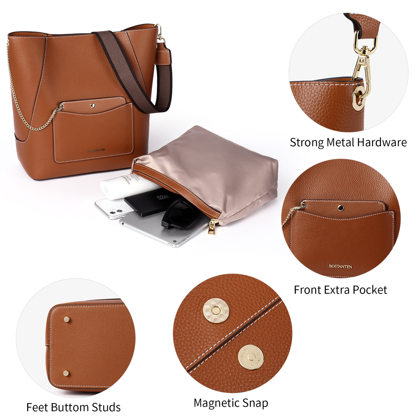 Lotty Classic Designer Leather Hobo Bag - Ideal for Travel or Daily Commute