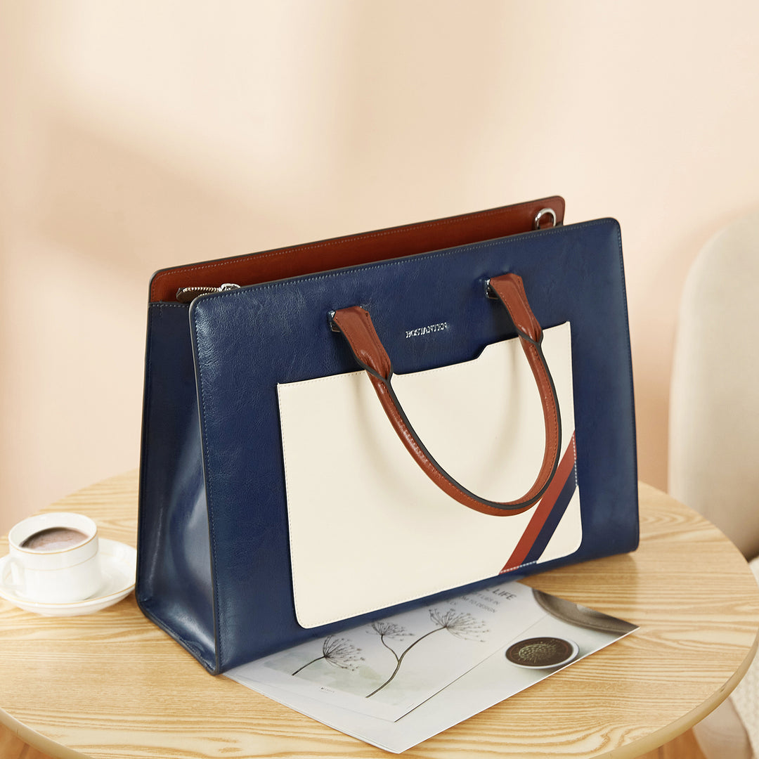 Mizuki  Leather Messenger Bag — Professional handicraft - BOSTANTEN