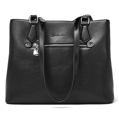 BOSTANTEN Women Handbag Genuine Leather Shoulder Bag Soft Designer Top Handle Purses - BOSTANTEN