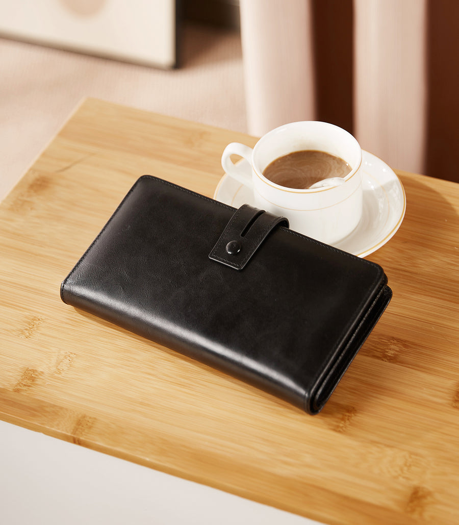 Lnna Checkbook Wallet Large Capacity Cash Cluth Purses —— Bostanten ...