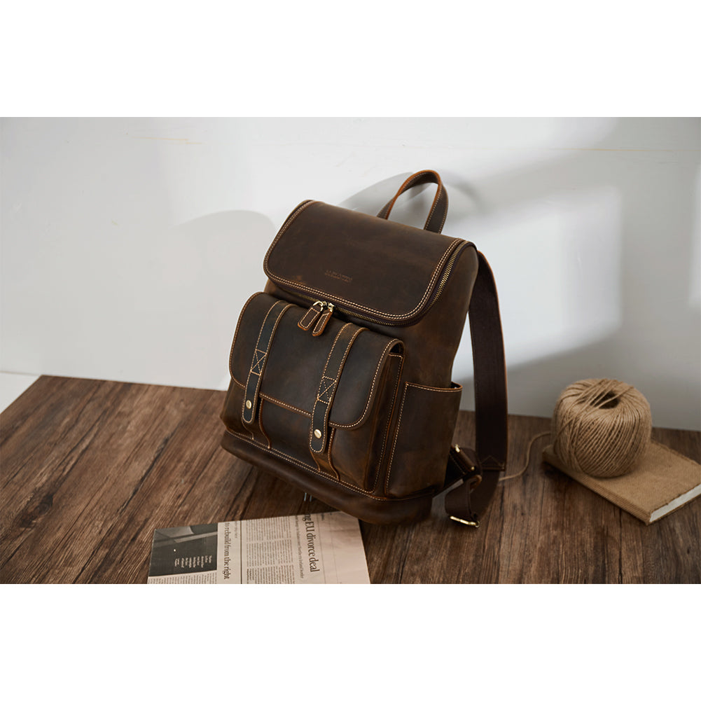 Vintage Laptop Backpack 15.6''