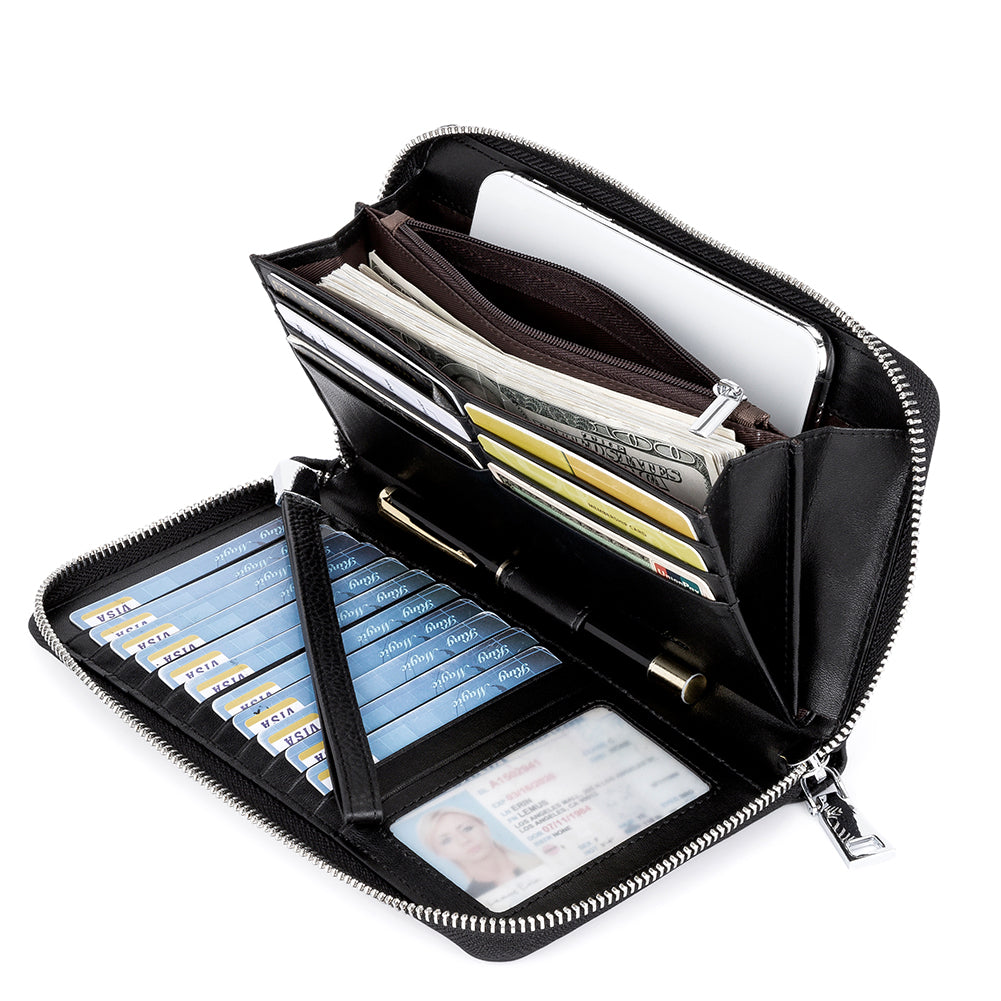 Rozenn Wallets With Checkbook Holder —— Bostanten – BOSTANTEN