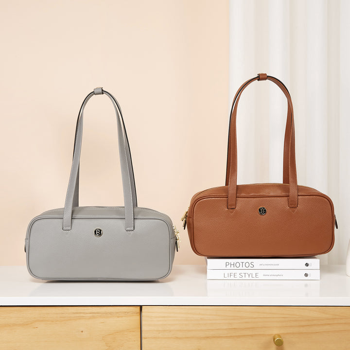 BOSTANTEN Women Satchel Handbags Designer Shoulder Bags Genuine Leather Top Handle Purses - BOSTANTEN
