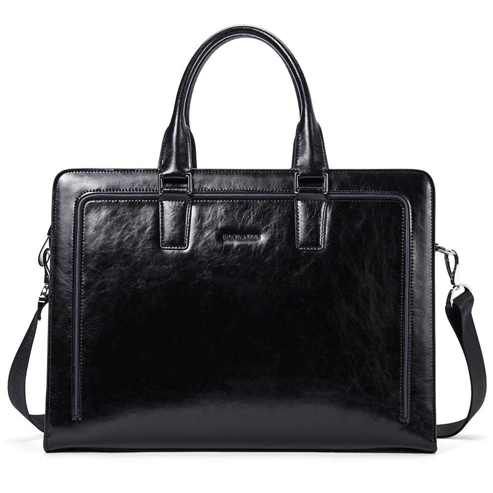 Carol  Designer Briefcase For Women — Italian Leather - BOSTANTEN